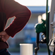 A person pumps gas at a Shell gas station on April 01, 2022 in Houston, Texas.